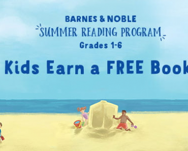 Free Book with Barnes & Noble Summer Reading Program!