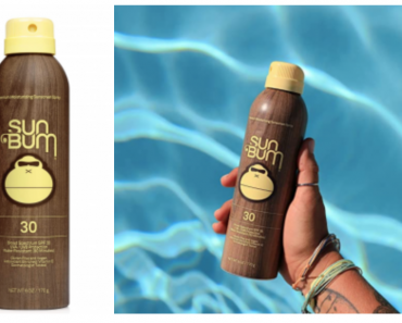 Sun Bum Original Sunscreen Spray 6oz 30 SPF $11.20! (Reg. $15.99)