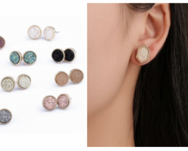 Druzy Studs Just $5.99 Shipped! Plus, Buy 3 Get 1 Free!