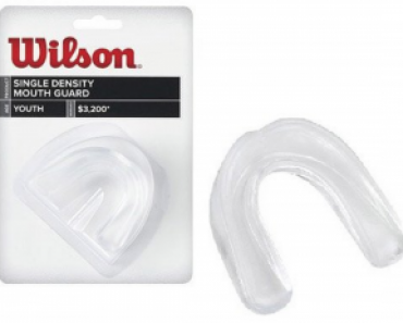 Wilson Youth or Adult Mouth Guard Clear Just $0.98! (Reg. $4.00)