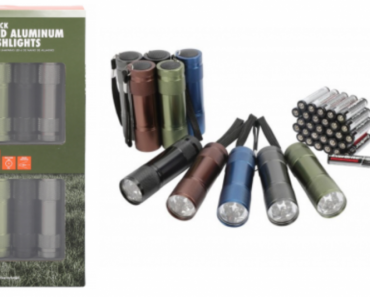 Ozark Trail Aluminum Flashlight 10-Pack Just $9.82!