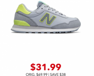 New Balance Women’s 515 Lifestyle Shoes Just $31.99 Today Only! (Reg. $69.99)