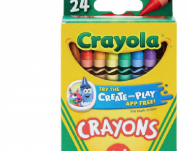 Crayola Crayons, 24 Count Box Just $0.50 Shipped!