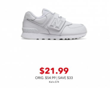 New Balance Little Kids 574 Lifestyle Sneakers Just $21.99 Today Only! (Reg. $54.99)