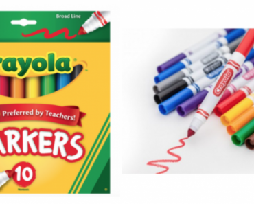 Crayola Marker Set, 10-Colors Just $0.97!
