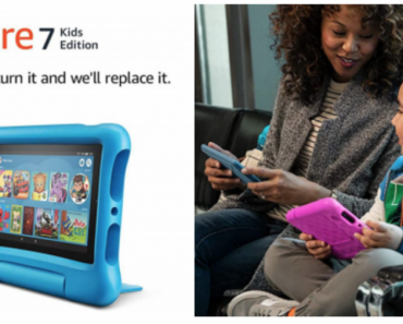 Fire 7 Kids Edition Tablet, 7″ Display, 16 GB $74.99! (Reg. $99.99)