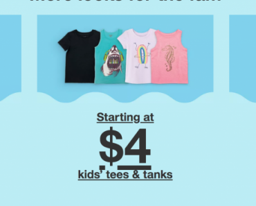 Tee’s & Tanks For The Whole Fam Starting At $4.00 At Target!