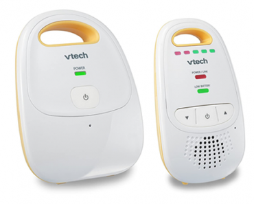 VTech Audio Baby Monitor with up to 1,000 ft of Range, 5-Level Sound Indicator, Digitized Transmission & Belt Clip – Just $18.99!