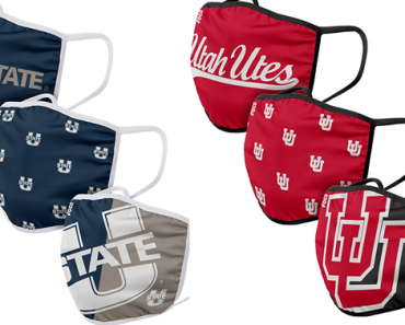 NCAA College Team Logo Reusable Face Covers – Just $24.95!