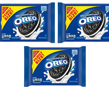 Oreo Chocolate Sandwich Cookies, Family Size – 3 Packs – Just $9.26!