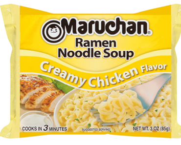 Maruchan Ramen – Creamy Chicken Flavor, 3 oz, 24 pack – Just $4.80!