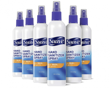 Suave Hand Sanitizer – 10 oz, 6 Count – Just $26.94! Back in stock again!