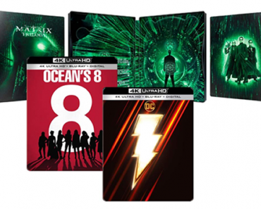 Popular Blu-ray and 4K Blu-ray movies in collectible SteelBook – Just $6.99!