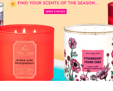 Bath & Body Works Candles 50% off! Grab a Summer Candle for Only $14.50!