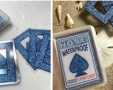 Hoyle Waterproof Clear Playing Cards Only $5.97! Great for Pools & Beach!