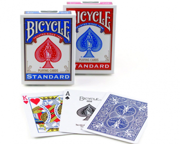 Bicycle Playing Cards – Poker Size – 2 Pack Only $3.89! (Reg. $13.50)