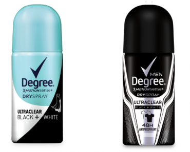 FREE Men Or Women Degree UltraClear Dry Spray Antiperspirant Deodorant 1oz!