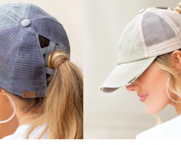 C.C Criss-Cross Ponytail Caps Only $18.99 Shipped!