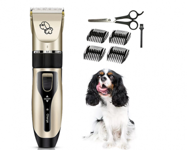 Electric Dog Clipper Grooming Kit – USB Rechargeable – Just $22.99!