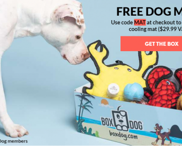 FREE Dog Mat For New Box Dog Members!