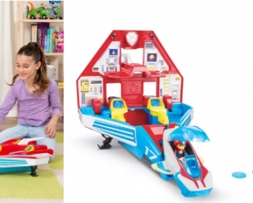 PAW Patrol Super Mighty Pups Transforming Jet Command Center Only $20.99!