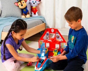 PAW Patrol Super Mighty Pups Transforming Jet Command Center Only $20.99!!