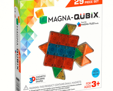 Magna-Tiles Magna-Qubix 29-piece 3D Magnetic Set Only $15.99! (Reg. $30)