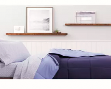 Martha Stewart Essentials Reversible Down Alternative Comforter Any Size Only $19.99! (Reg. $110)
