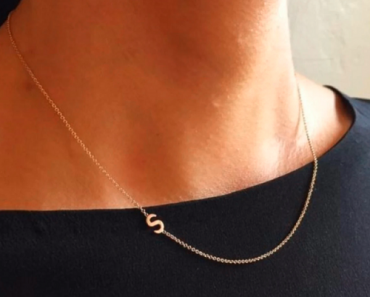 Sideway Initial Necklace Only $7.99! (Reg. $18.99)