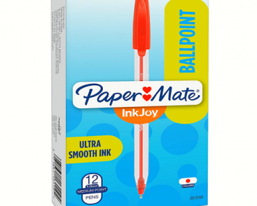 Paper Mate InkJoy Red Ballpoint Pens 12-Pack Only $1.69!