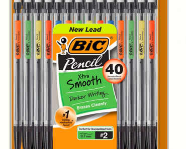 40-count box of BIC Extra-Smooth Mechanical Pencils Only $5.97! (Reg. $12)
