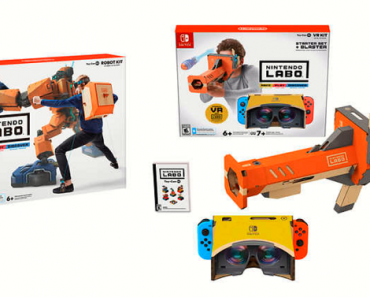 Nintendo LABO Robot 02 and VR 04 Kit Bundle Only $26.99! (Each Kit Only $13.49!)