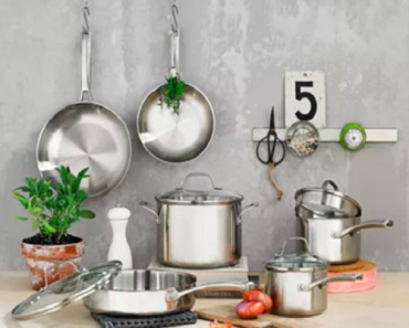 Calphalon Classic Stainless Steel 10-Pc. Cookware Set Only $139.99 Shipped! (Reg. $339.99)