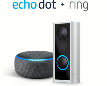 Ring Peephole Cam AND Echo Dot 3rd Gen Bundle Only $79.99 Shipped! (Reg. $180)