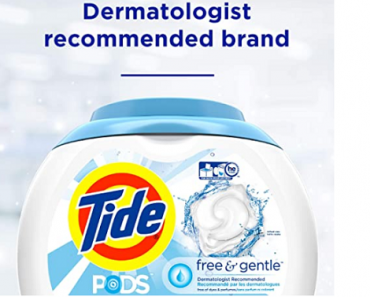 Tide PODS Free and Gentle Laundry Detergent, 96 Count Only $16.10 Shipped!