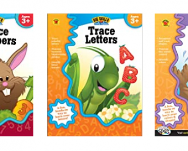 Trace Letters/Shapes/Numbers Workbooks Only $1.99!