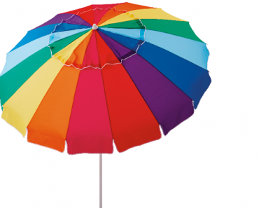 Mainstays 8 ft. Vented Tilt Rainbow Beach Umbrella Only $29.99! (Reg. $50) Great Reviews!