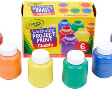 Crayola Washable Kids Paint, 6 Count – Only $6.22!