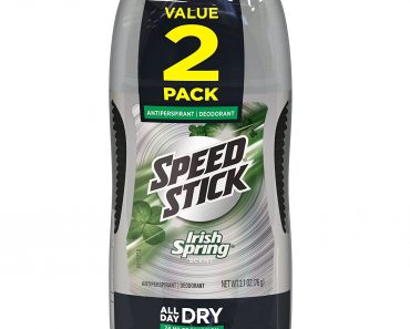 Speed Stick Irish Spring Antiperspirant Deodorant 2-pack Just $2.83!