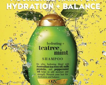 OGX Hydrating + Tea Tree Mint Shampoo, 13 Ounce – Only $4.87!