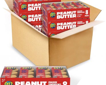 RITZ Peanut Butter Sandwich Crackers, 8 Packs (6 Boxes) – Only $11.46!