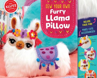 Klutz Sew Your Own Furry Llama Pillow Sewing & Craft Kit – Only $16.10!