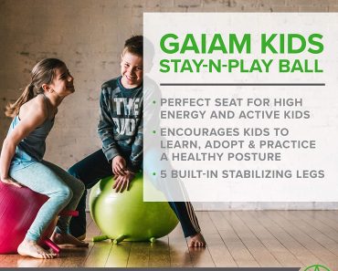 Gaiam Kids Stay-N-Play Children’s Balance Ball – Only $13.42!