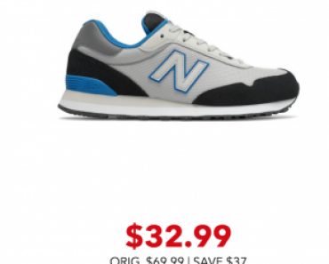 New Balance Mens 515 Lifestyle Sneakers Just $32.99 Today Only! (Reg. $69.99)