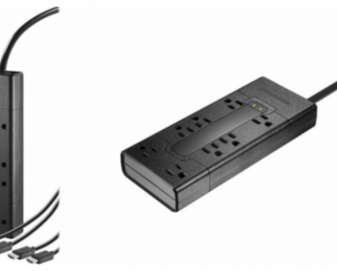 8-Outlet Surge Protector with Two 8’ 4K UltraHD/HDR HDMI Cables Just $29.99! (Reg. $74.99)