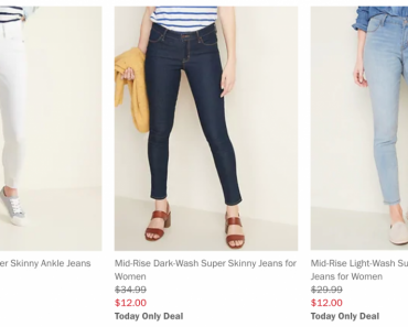 Old Navy: $12.00 Adult Jeans Today Only!