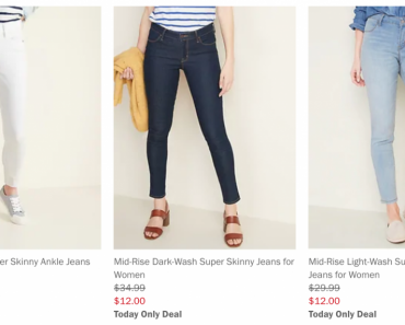 Old Navy: $12.00 Adult Jeans Today Only! Old Navy: $12.00 Adult Jeans Today Only!