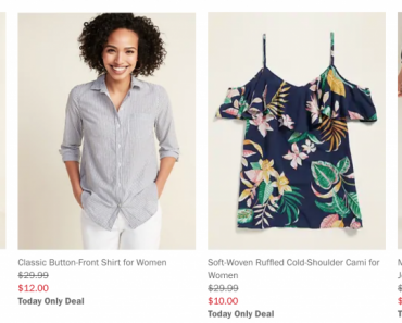 Old Navy: 60% Off Summer Faves For The Entire Family Today Only! Old Navy: 60% Off Summer Faves For The Entire Family Today Only!