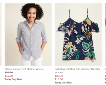 Old Navy: 60% Off Summer Faves For The Entire Family Today Only!