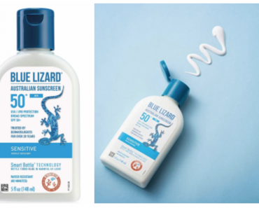 Blue Lizard Sensitive Mineral Sunscreen 5oz SPF 50 $11.58!